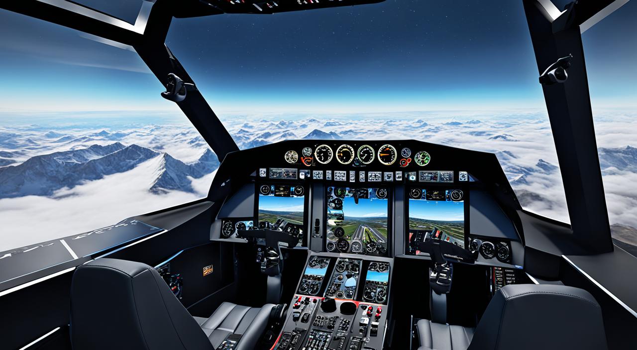 flight simulator joystick and throttle